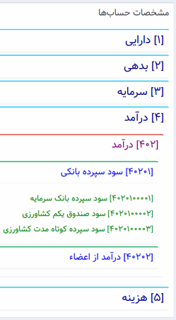 ماژول حسابداری_سامانه یکپارچه مدیریت مالی